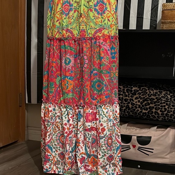 Floral Multicolor Maxi Skirt - Picture 6 of 6